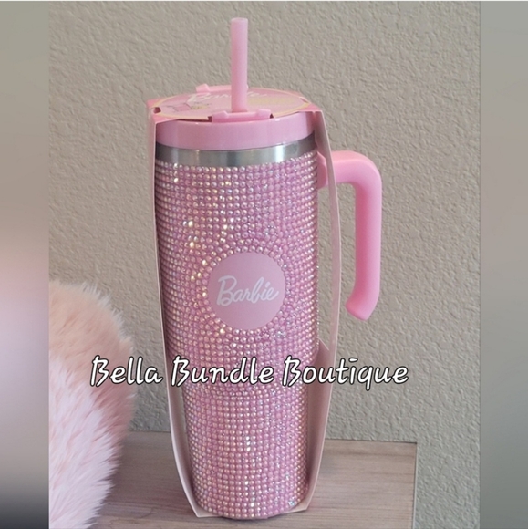 GORGEOUS PINK RHINESTONE BARBIE TUMBLER - Picture 7 of 7